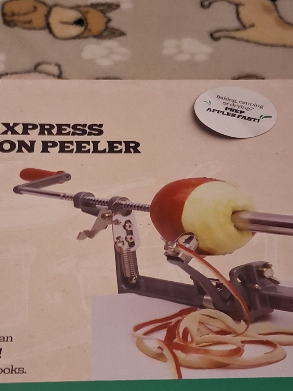apple peeler and corer